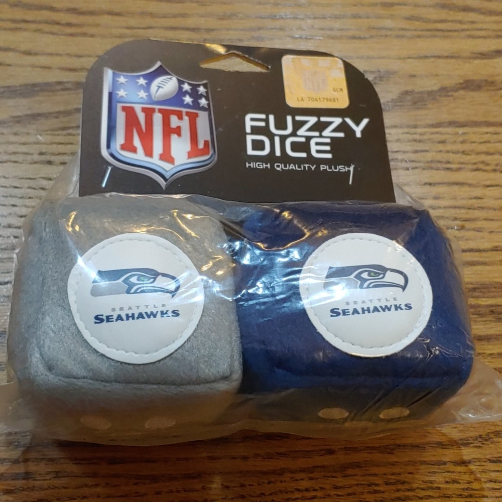 Seahawks Fuzzy Dice